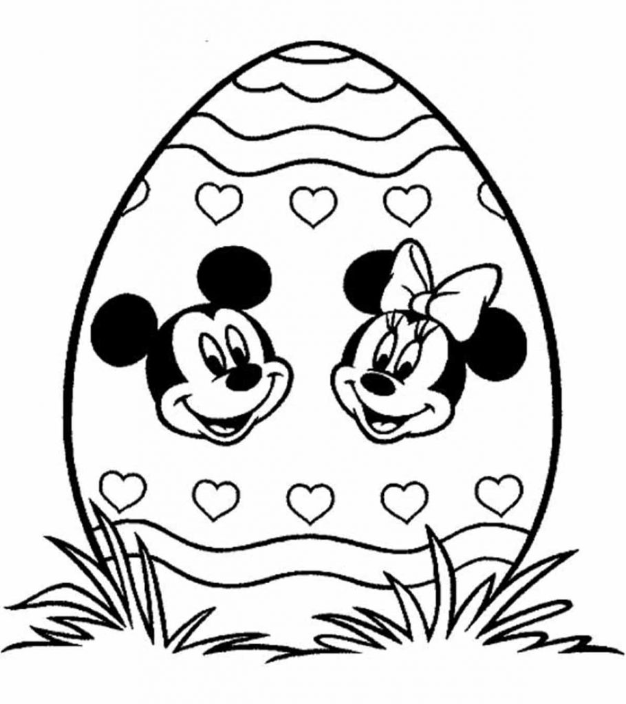 Top free printable disney easter coloring pages online