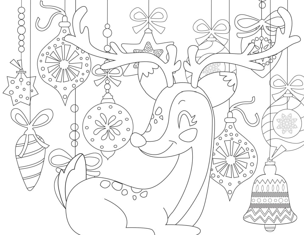 Printable christmas coloring pages for adults pdf downloads story