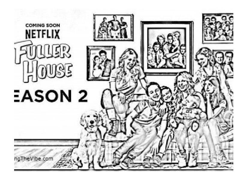 Fuller house universe coloring book