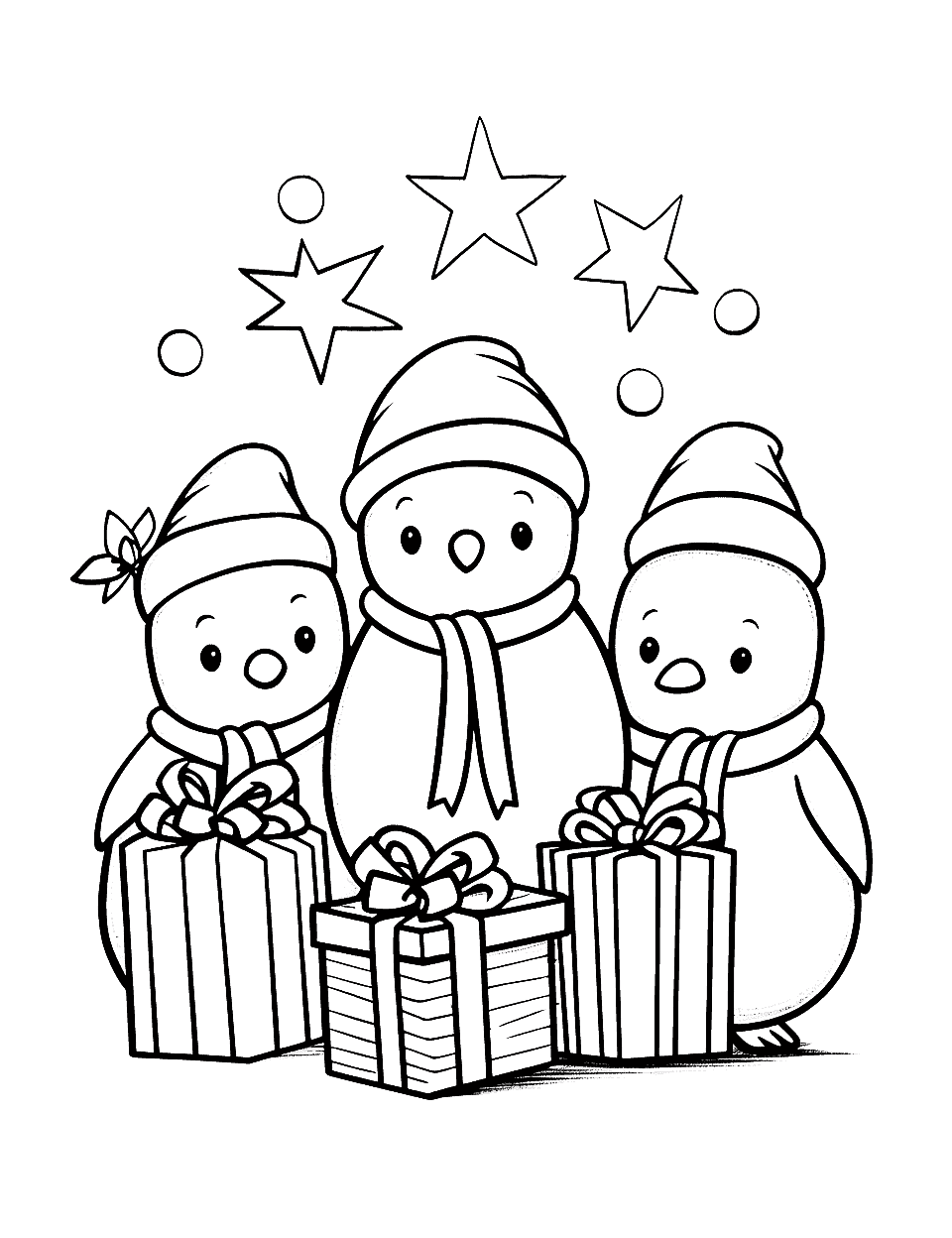 Christmas coloring pages free printable sheets