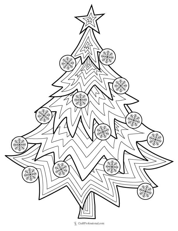 Printable christmas coloring pages free