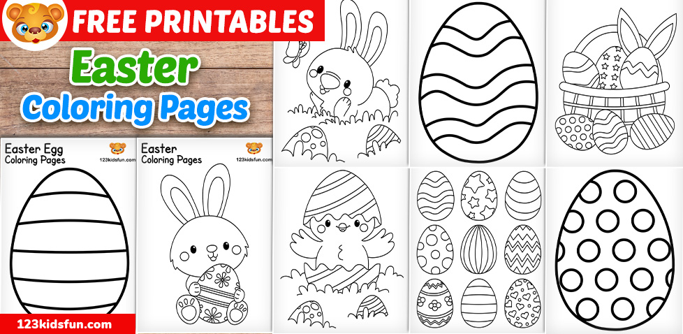 Free easter coloring pages for kids kids fun apps
