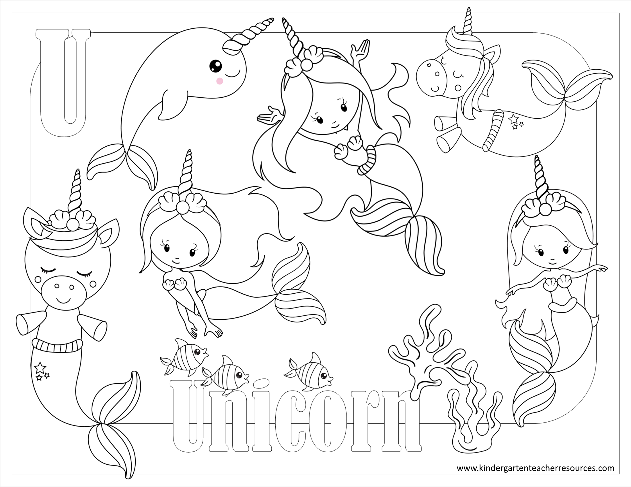 Free printable coloring pages for kindergarten