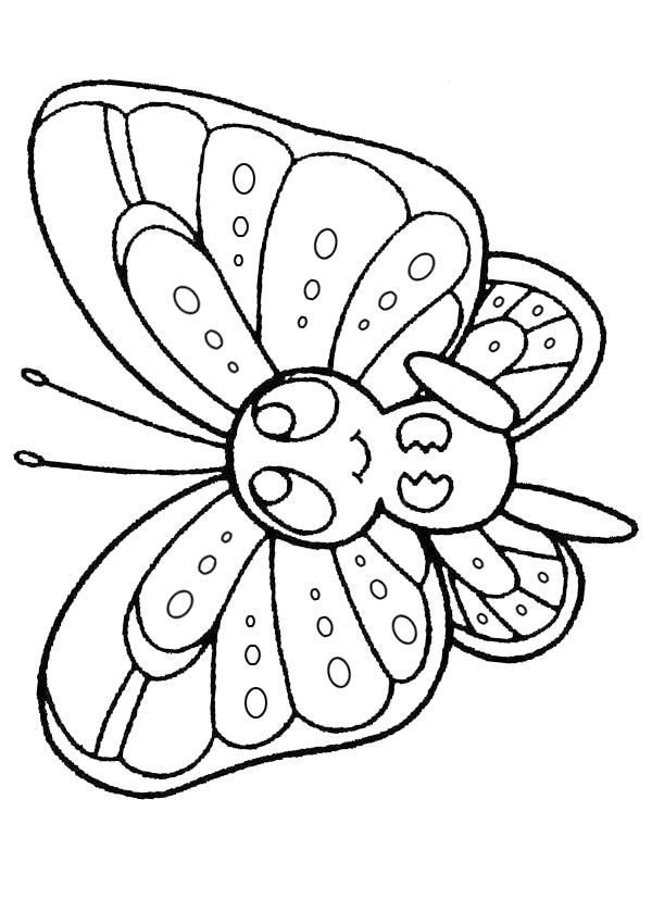 Papillon butterfly coloring page coloring sheets for kids online coloring pages