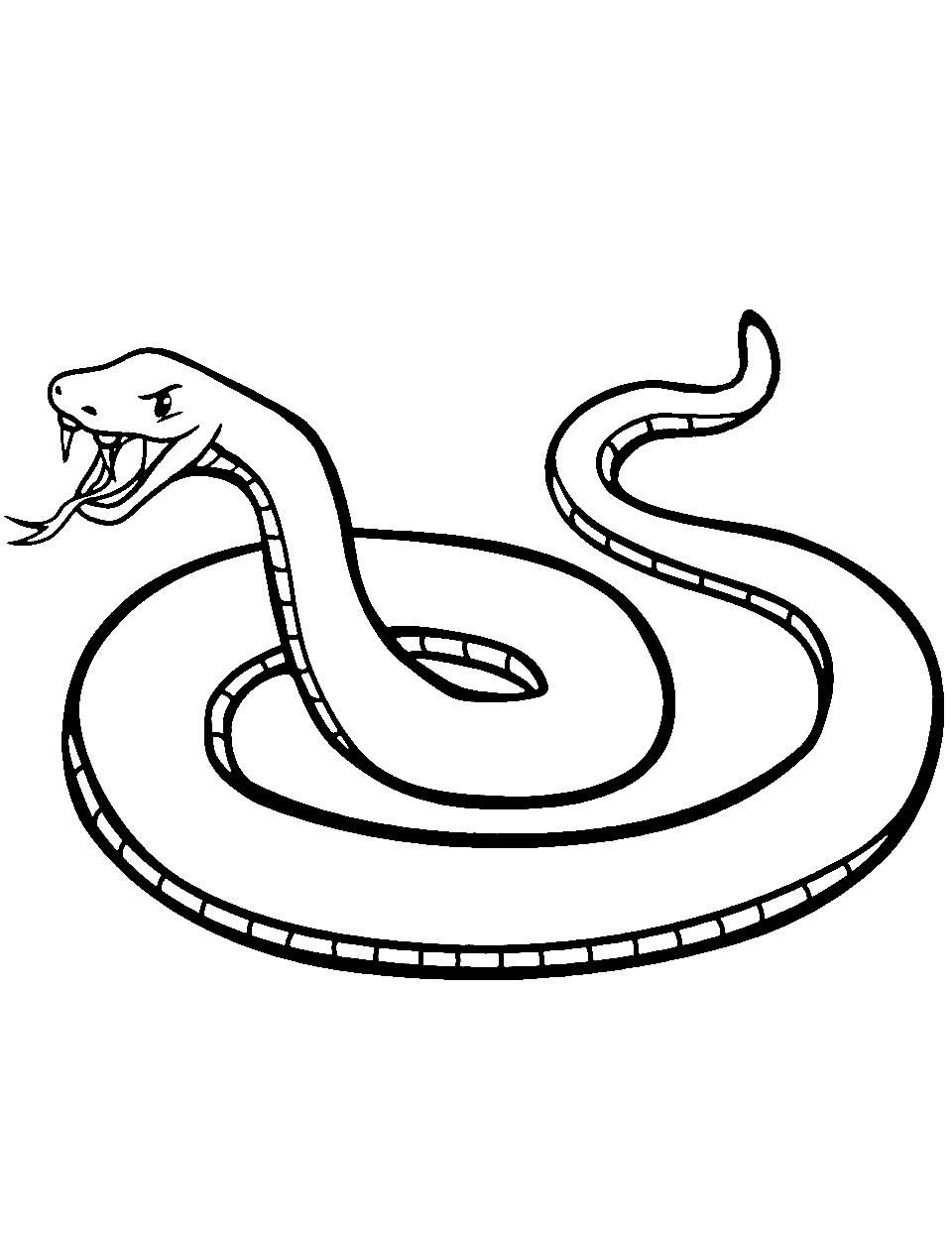 Snake coloring pages free printable sheets