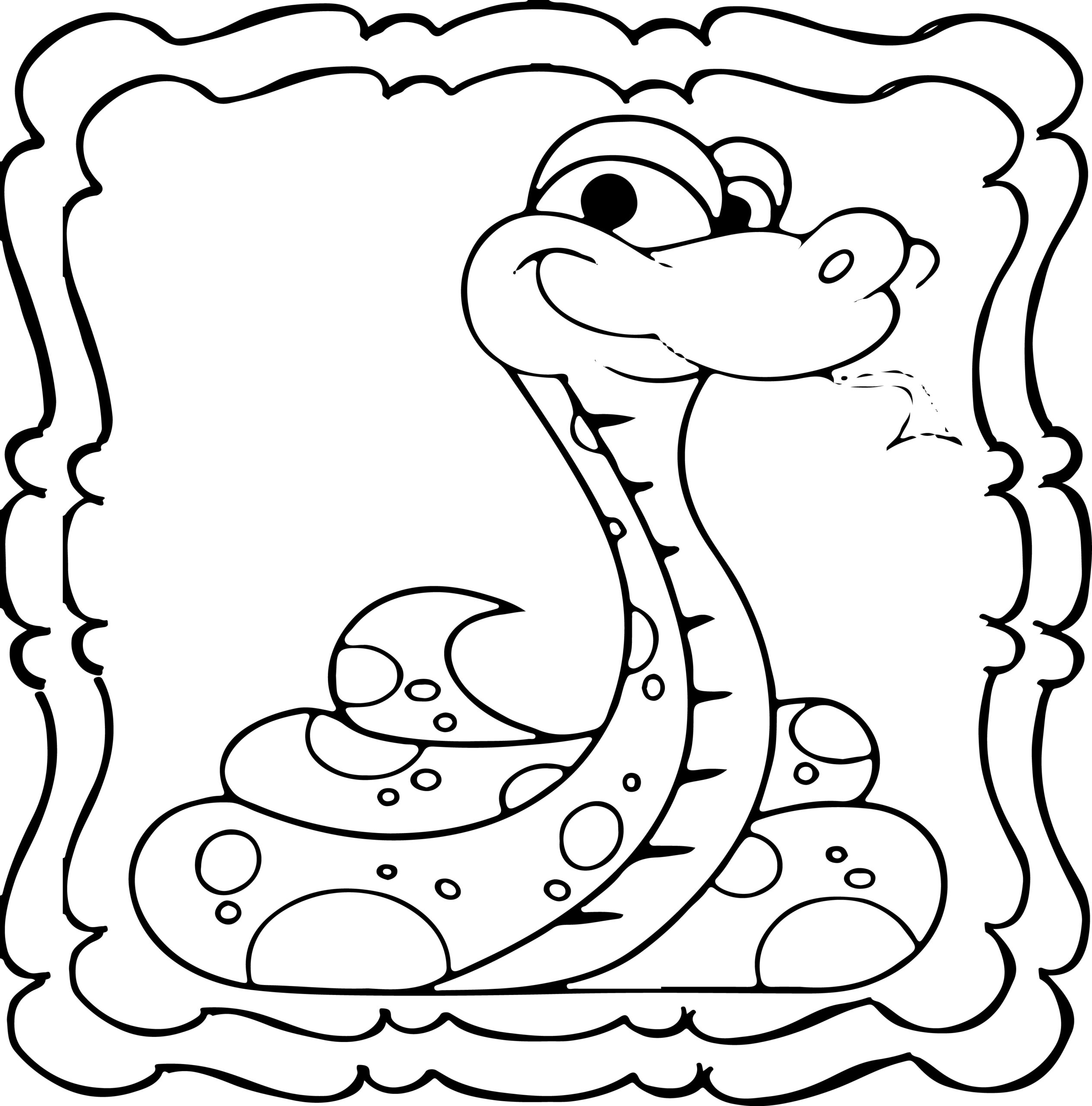 Snake coloring book easy and fun skiing snakes book for kids made by teachers