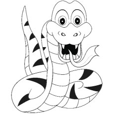 Top free printable snake coloring pages online