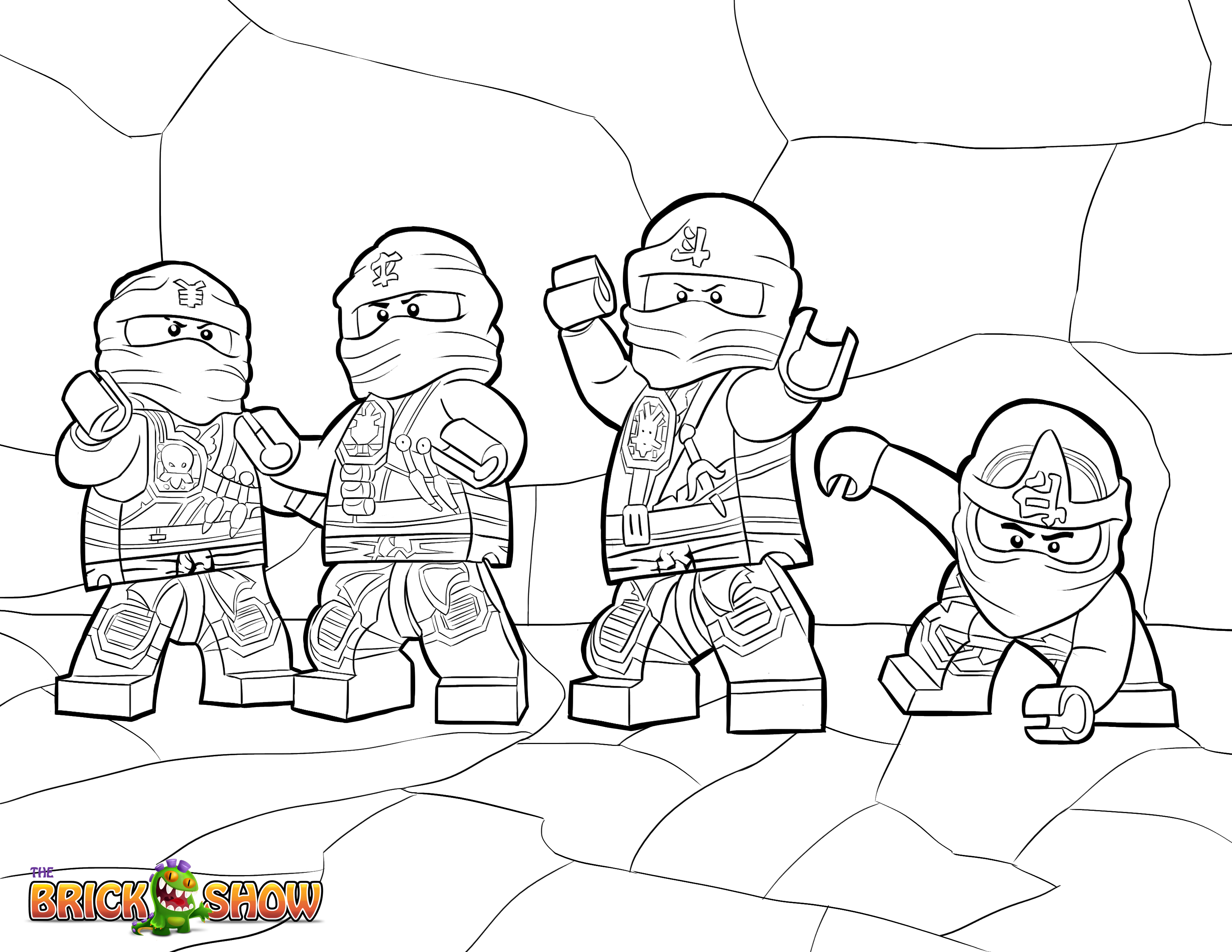 Lego ninjago tournament of elements coloring pages