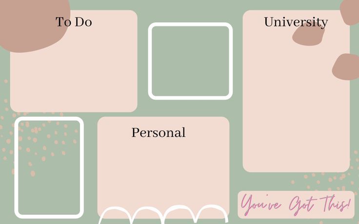 Free Aesthetic Pink Organizer Desktop Wallpaper template