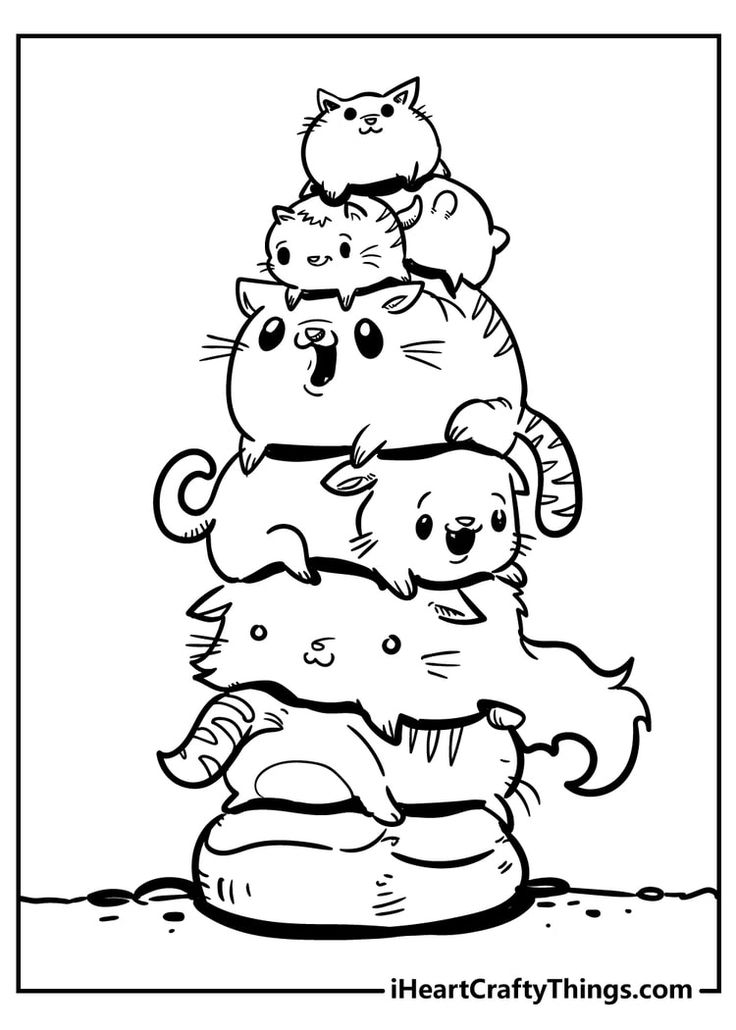 Cute cat coloring pages coloring pages cat coloring page cute cat