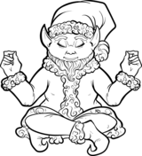 Funny christmas coloring pages free printable pictures