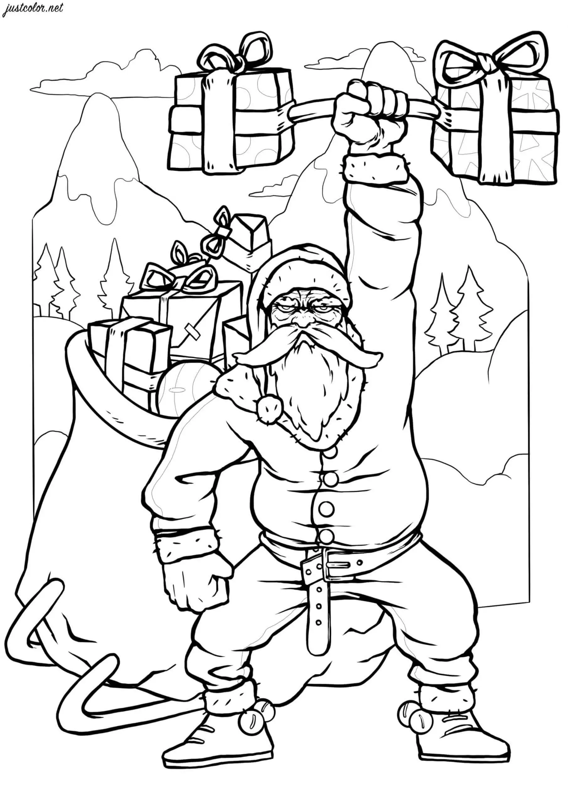 Free adult christmas coloring pages printables story