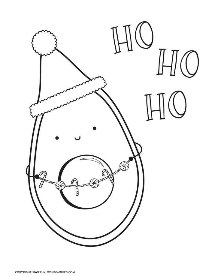 Christmas coloring pages free printables