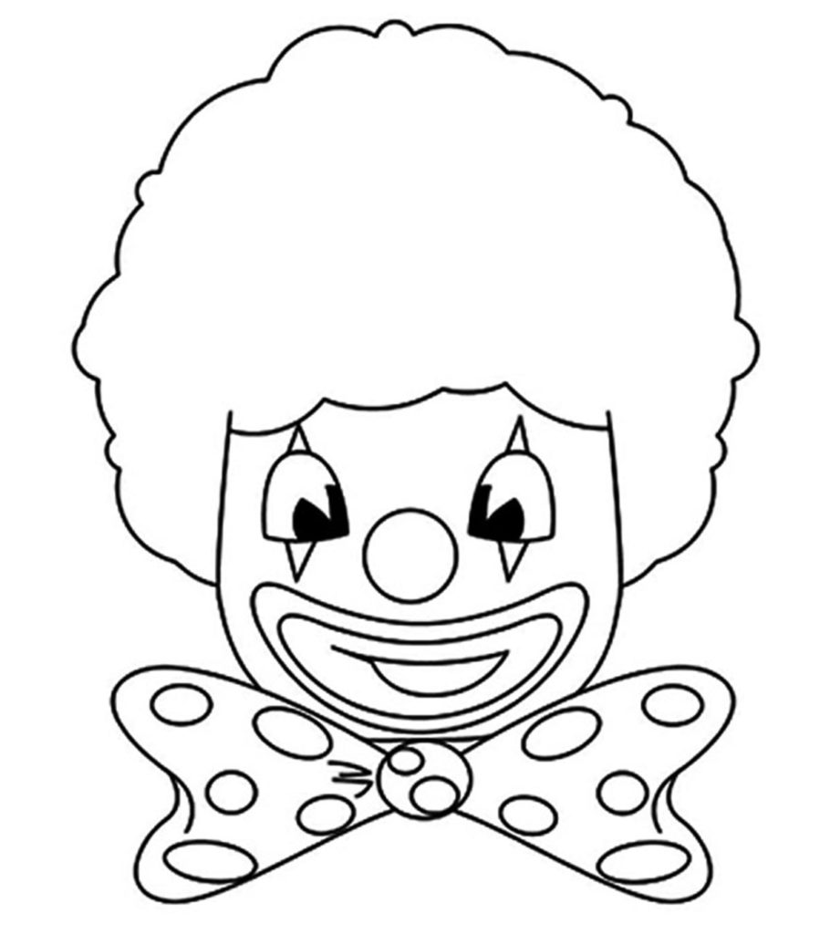 Top free printable funny clown coloring pages online