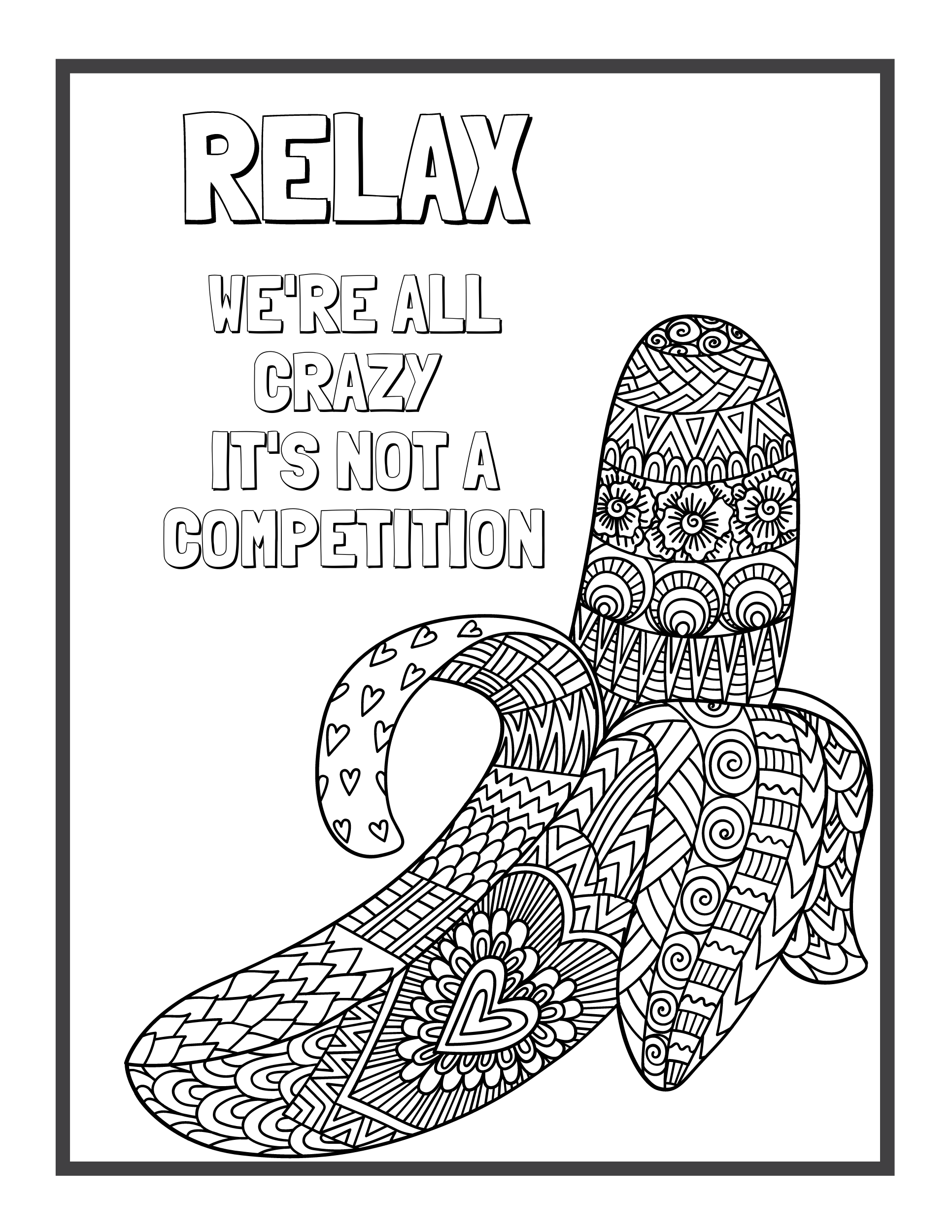 Printable motivational swear word coloring pages for adults funny swe