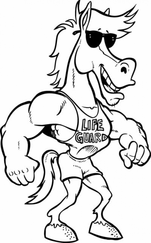Free printable funny coloring pages