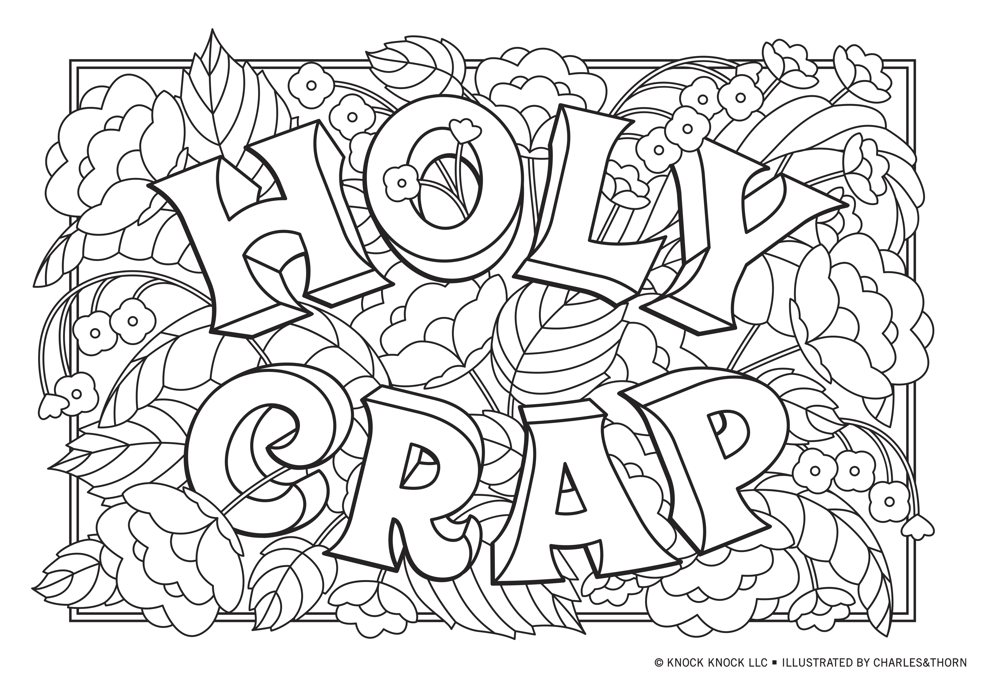 Nsfwâbut safe for wfhâprintable adults coloring pages