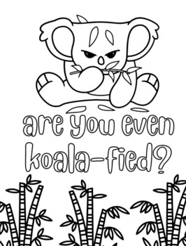 Printable coloring pages animal puns funny sayings different coloring sheets