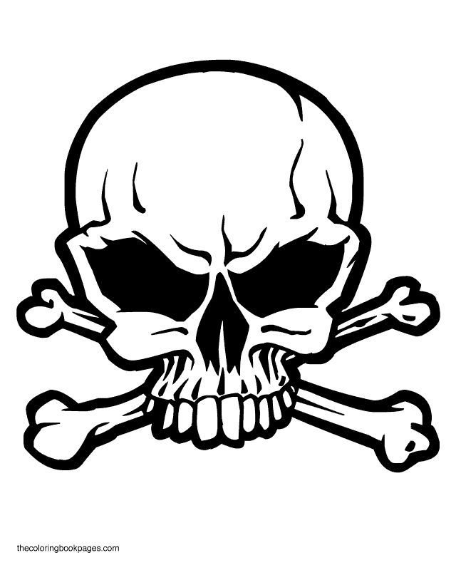 Skull coloring pages