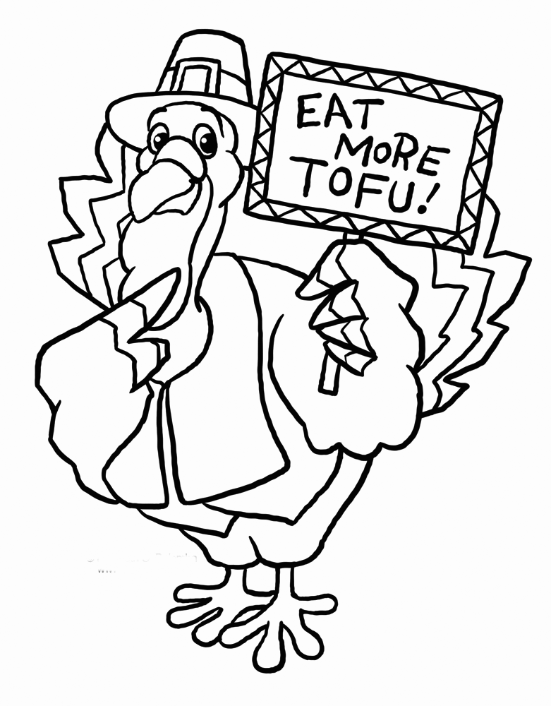 Thanksgiving coloring pages for preschool