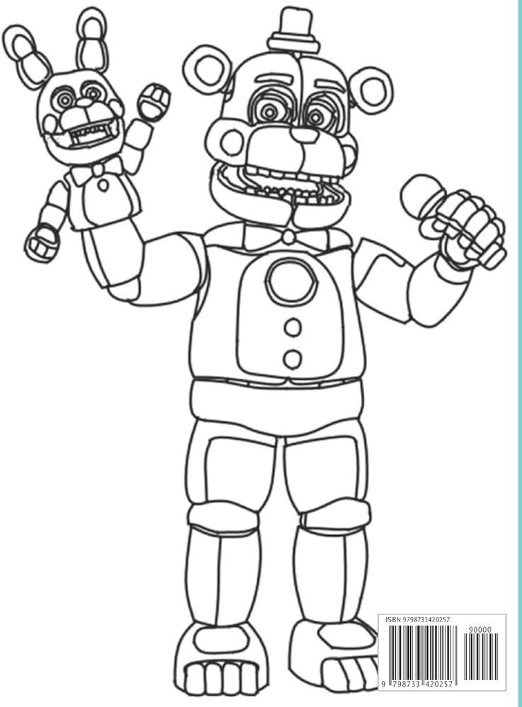 Five nights at freddys coloring book funny fnaf all ages buy online at best price in k