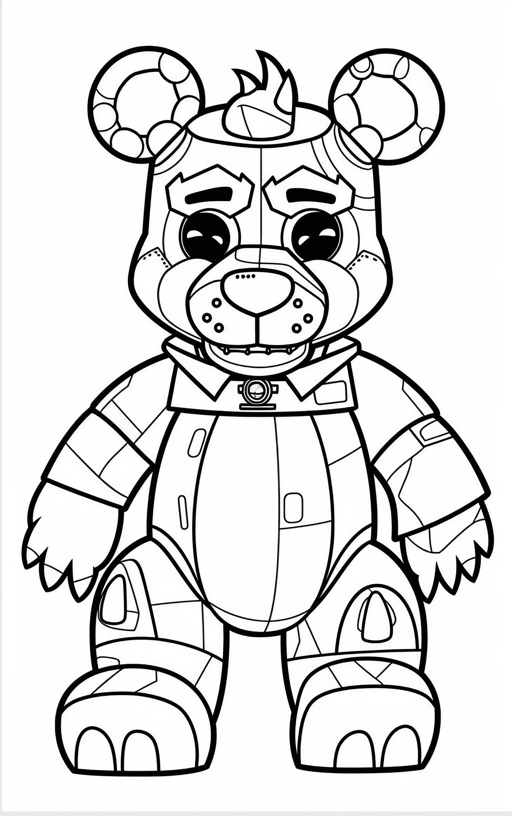 Fnaf coloring pages for free printable