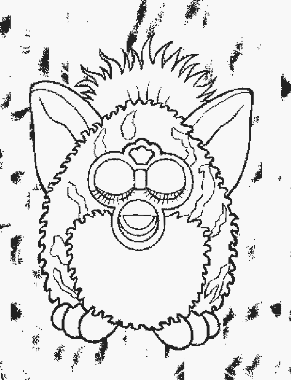 Best furby coloring pages for kids