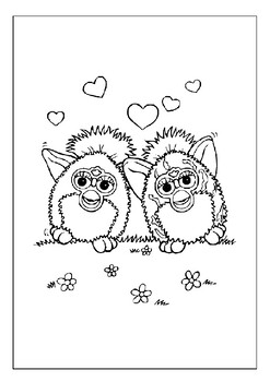 Discover furby island printable coloring pages collection for creative kids