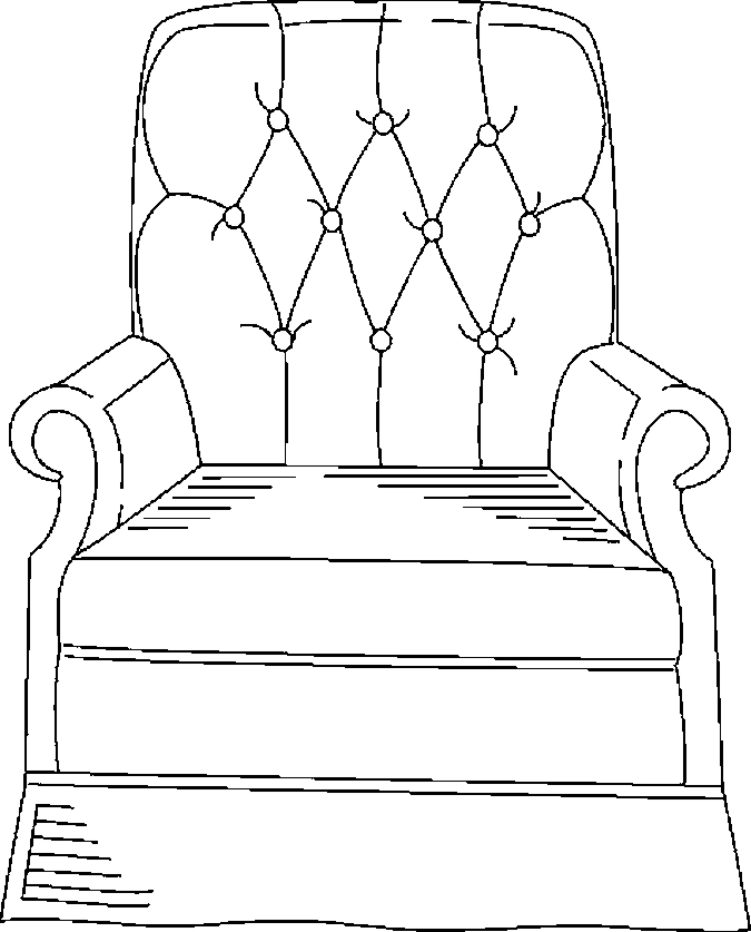 Best furniture coloring pages for kids