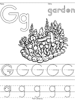 Gardening coloring pages and printable activities