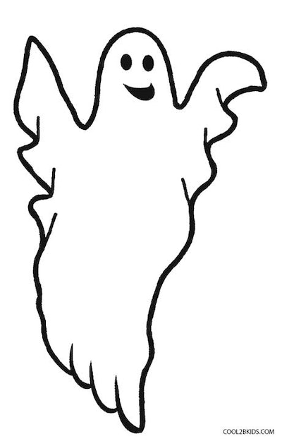 Cutest free ghost coloring pages you can print from home