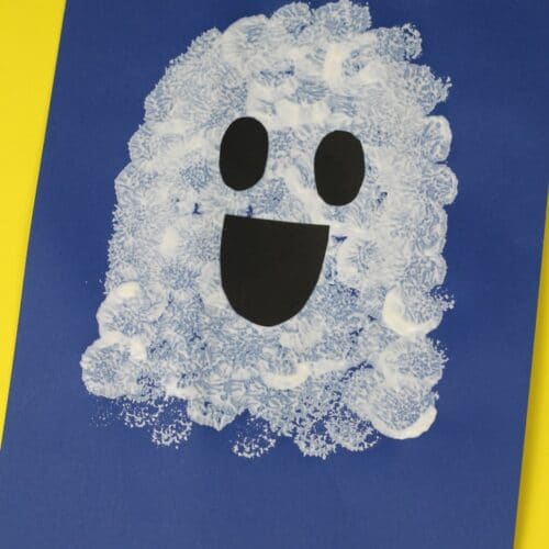 Easy ghost craft for kids