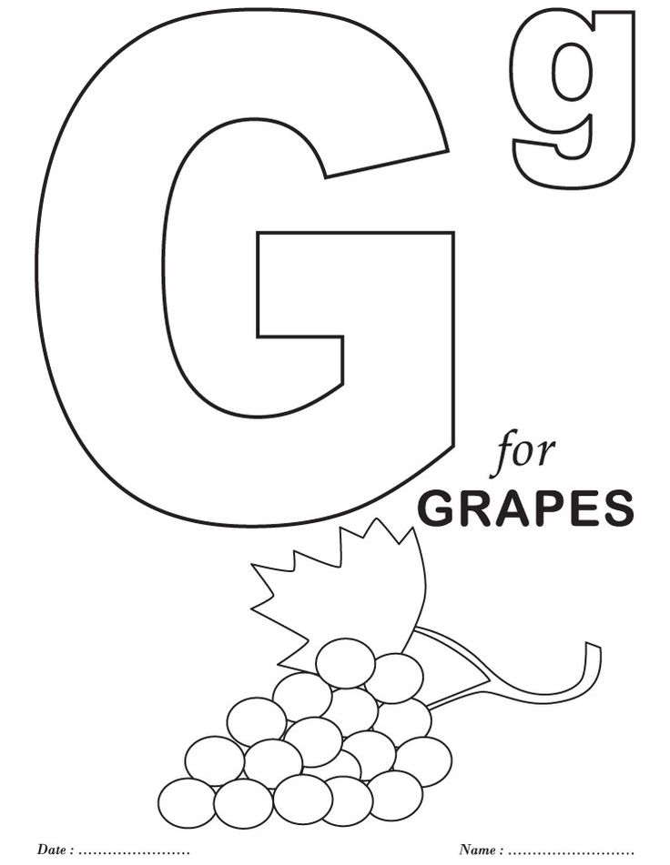 Printables alphabet g coloring sheets coloring worksheets for kindergarten alphabet coloring pages kindergarten coloring pages