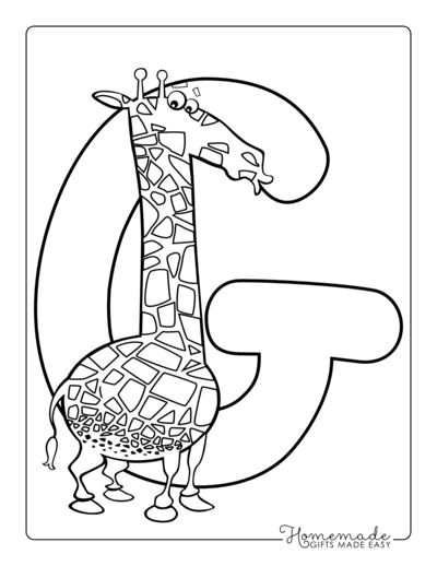 Free printable alphabet coloring pages for kids