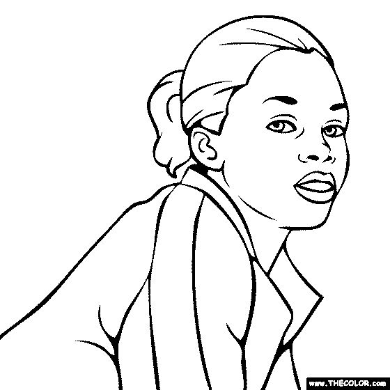 Gabrielle douglas coloring page gabrielle douglas coloring coloring pages gabby douglas online coloring pages