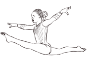 Gymnastics coloring pages free coloring pages