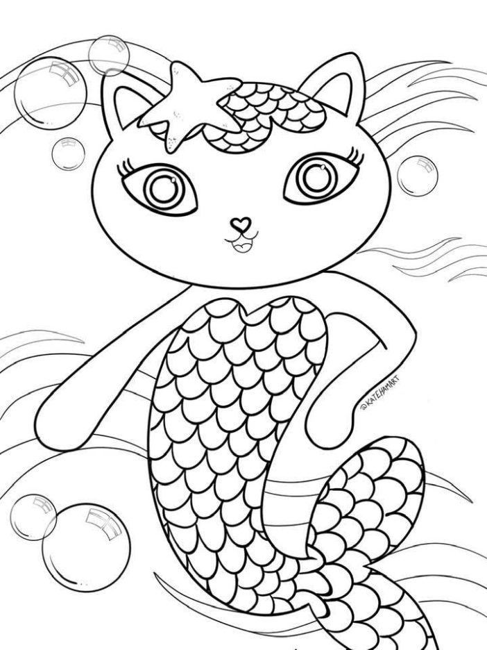 Gabbys dollhouse printable coloring activity sheets