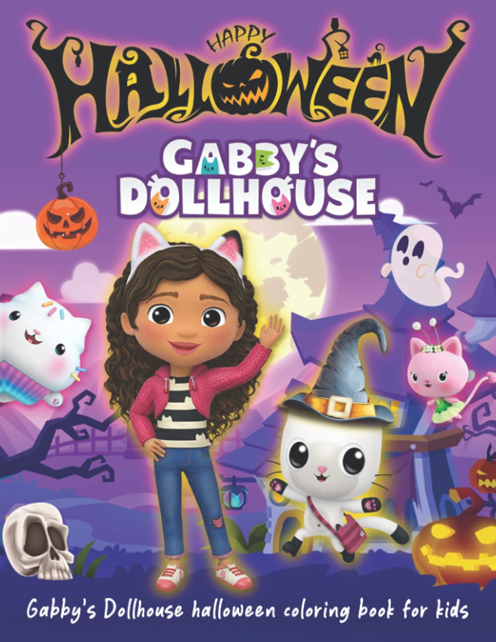 Gabbys dollhouse halloween coloring book halloween activity book by dollhouse publisher