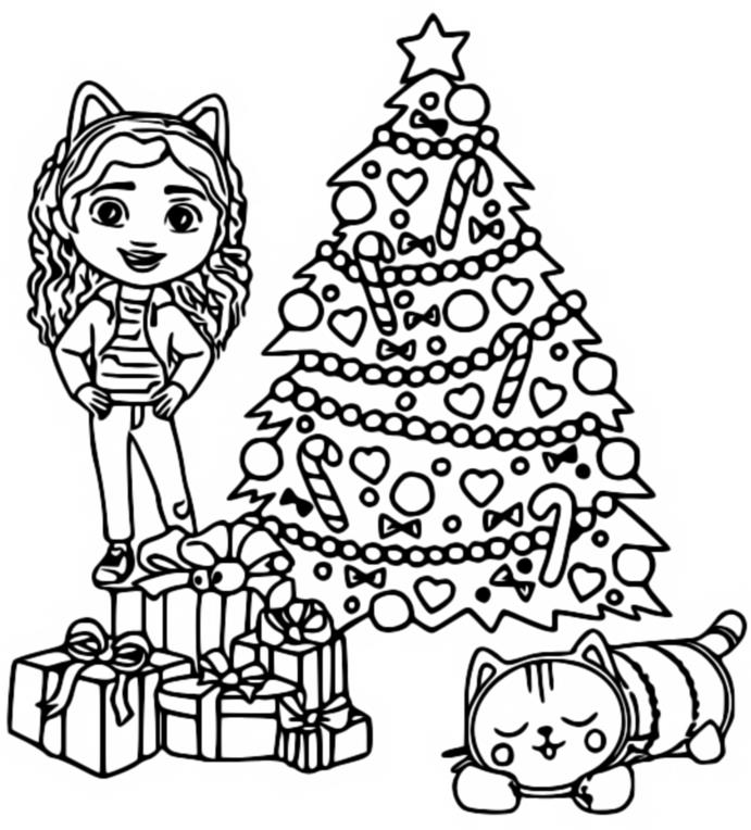 Coloring pages gabbys dollhouse