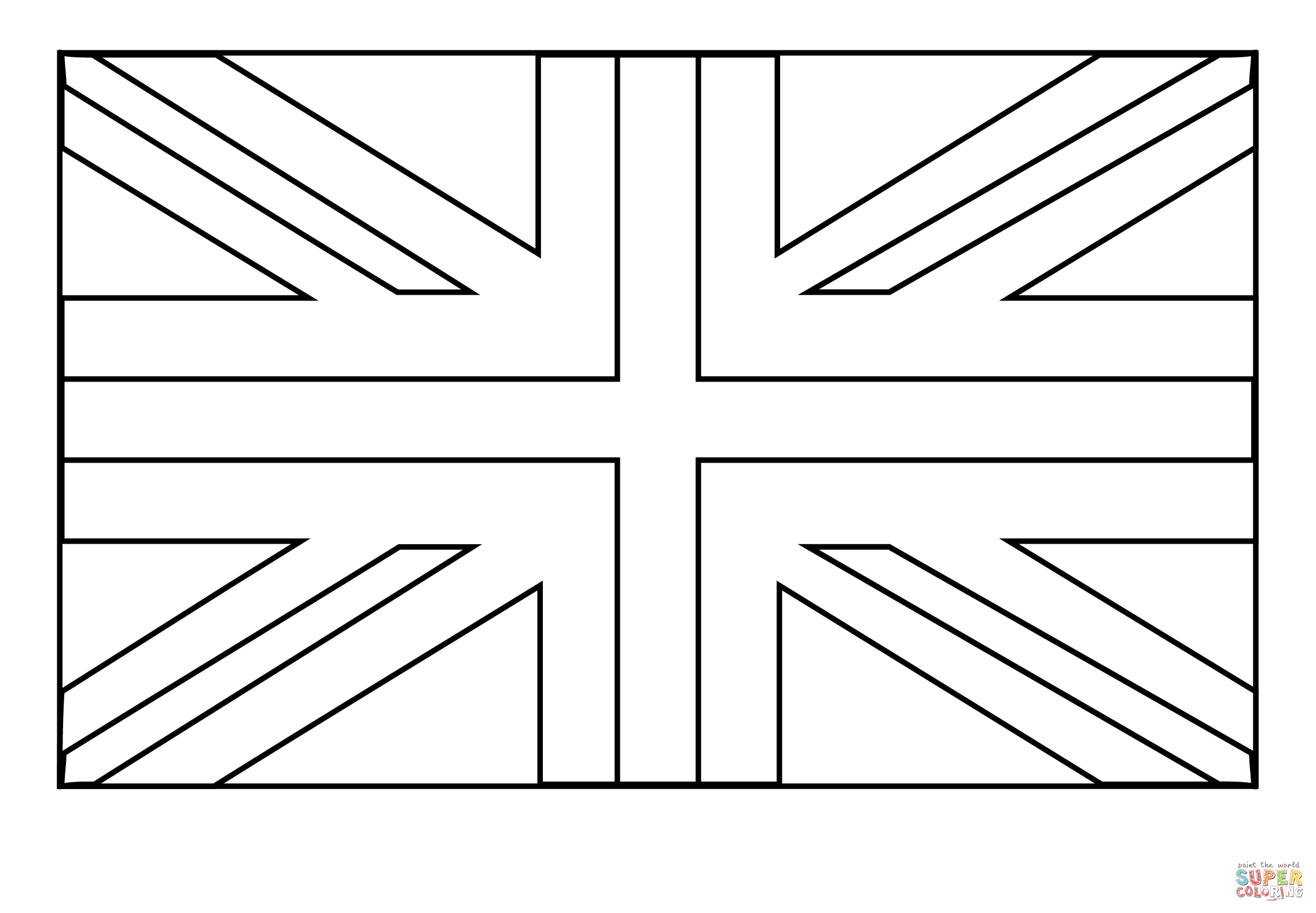 Flag of united kingdom emoji coloring page free printable coloring pages