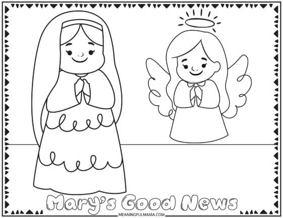 Free christmas nativity coloring sheets