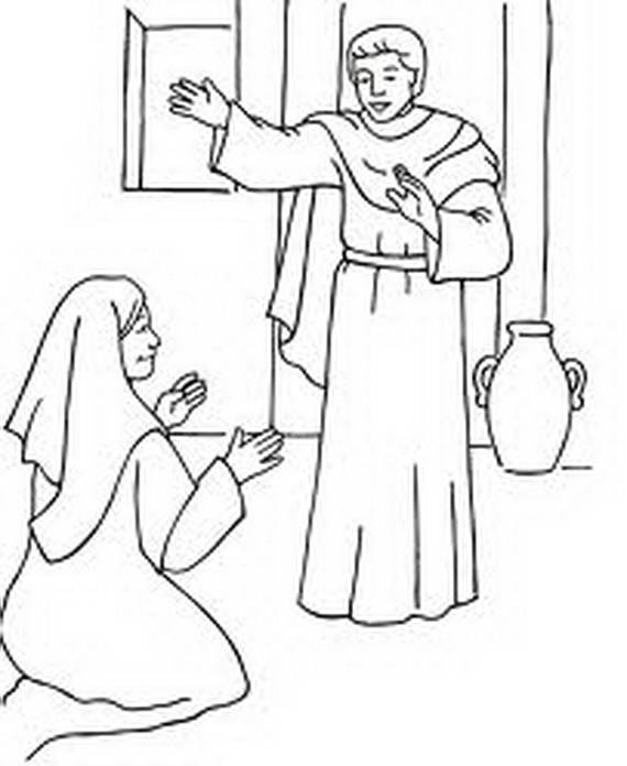 The assumption of blessed virgin mary glorious mysteries of the rosary coloring pages