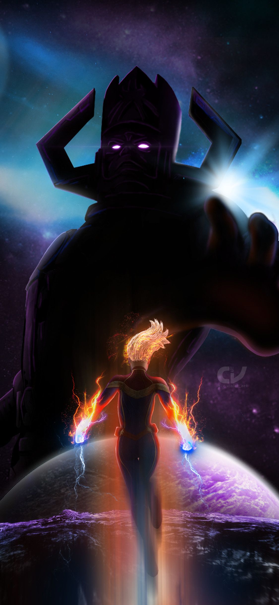 X galactus vs captain marvel iphone xsiphone iphone x hd k wallpapers images backgroundsâ marvel wallpaper hd marvel universe art captain marvel