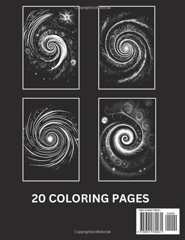 Galaxy coloring book inspirational galaxy by designs mjm