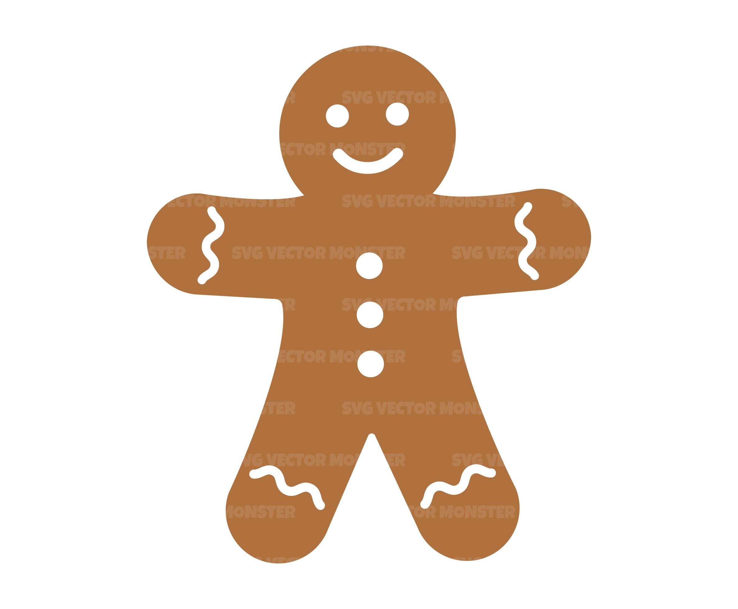 Hombre de pan de jengibre svg navidad svg galleta de jengibre svg archivo de corte vectorial cricut silueta pdf png eps dxf calanãa pegatina vinilo pin