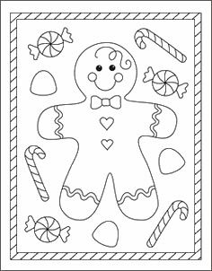 Adornos galleta jengibre printable christmas coloring pages free christmas coloring pages christmas coloring pages