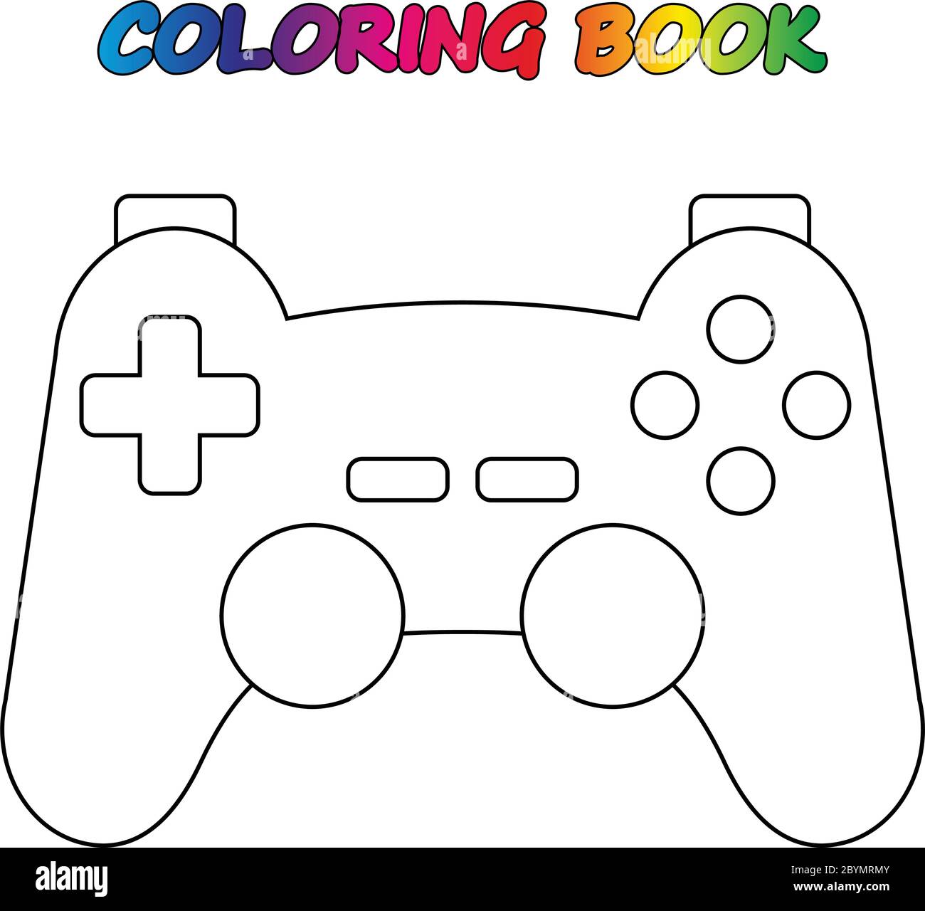 Coloring page worksheet game for kids