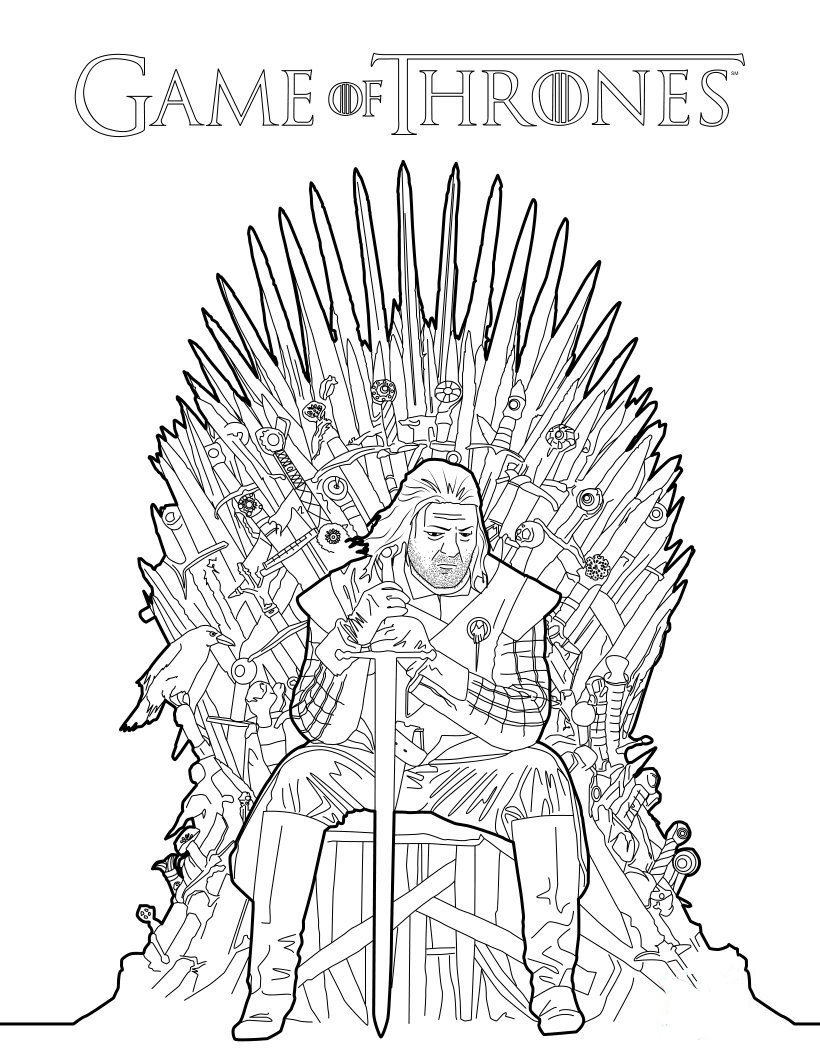 George rr martin to release game of thrones coloring book