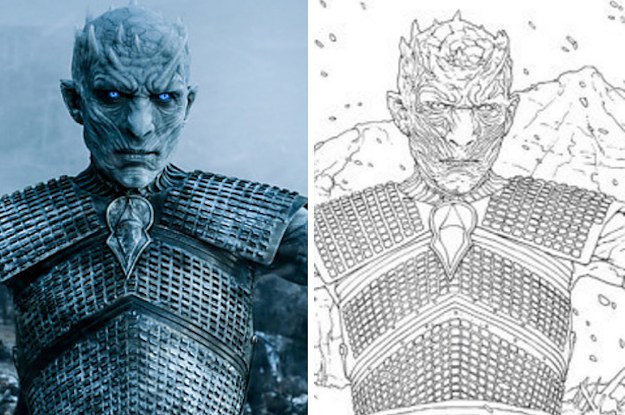 The new game of thrones coloring book looks badass