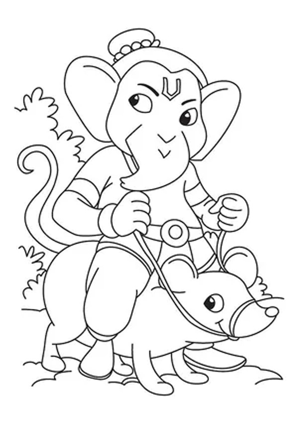 Coloring pages lord ganesha coloring pages for kids